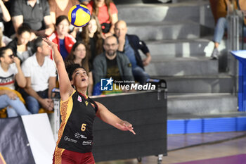 2023-10-22 - Celeste Plak of Roma Volley Club cduring the 3rd round of the Serie A1 Women's Volleyball Championship between Roma Volley Club and UYBA Busto Arsizio on 21 October 2023 at the Palazzetto dello Sport in Rome. - ROMA VOLLEY CLUB VS UYBA VOLLEY BUSTO ARSIZIO - SERIE A1 WOMEN - VOLLEYBALL