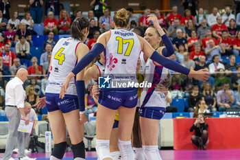 2023-10-22 - Happiness of Players of Savino Del Bene Scandicci - ALLIANZ VV MILANO VS SAVINO DEL BENE SCANDICCI - SERIE A1 WOMEN - VOLLEYBALL