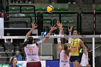 2023-11-22 - Lob of Robinson Cook Kelsey ( Prosecco Doc Imoco Conegliano ) - PROSECCO DOC IMOCO CONEGLIANO VS ROMA VOLLEY CLUB - SERIE A1 WOMEN - VOLLEYBALL