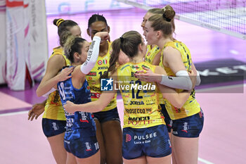 2023-11-22 - Happiness of players of Prosecco Doc Imoco Conegliano - PROSECCO DOC IMOCO CONEGLIANO VS ROMA VOLLEY CLUB - SERIE A1 WOMEN - VOLLEYBALL