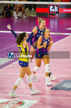 2023-10-29 - Sara Alberti (Savino Del Bene Scandicci) exultation - SAVINO DEL BENE SCANDICCI VS TRASPORTIPESANTI CASALMAGGIORE - SERIE A1 WOMEN - VOLLEYBALL