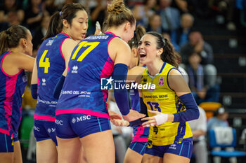 2023-10-29 - Martina Armini (Savino Del Bene Scandicci) exultation - SAVINO DEL BENE SCANDICCI VS TRASPORTIPESANTI CASALMAGGIORE - SERIE A1 WOMEN - VOLLEYBALL