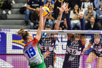 2023-11-04 - Adelina Ungureanu	for Pinerolo during Volley Serie A1 F match between Reale Mutua Fener Chieri '76 and Wash4green Pinerolo at Palafenera, Chieri (TO) - REALE MUTUA FENERA CHIERI 76 VS WASH4GREEN PINEROLO - SERIE A1 WOMEN - VOLLEYBALL