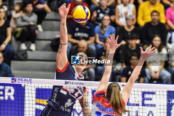 2023-11-04 - Martha Anthouli for Chieri during Volley Serie A1 F match between Reale Mutua Fener Chieri '76 and Wash4green Pinerolo at Palafenera, Chieri (TO) - REALE MUTUA FENERA CHIERI 76 VS WASH4GREEN PINEROLO - SERIE A1 WOMEN - VOLLEYBALL