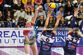 2023-11-04 - Anett Nemeth in action for Pinerolo during Volley Serie A1 F match between Reale Mutua Fener Chieri '76 and Wash4green Pinerolo at Palafenera, Chieri (TO) - REALE MUTUA FENERA CHIERI 76 VS WASH4GREEN PINEROLO - SERIE A1 WOMEN - VOLLEYBALL