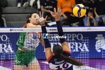 2023-11-04 - Yasminan Akrari in action during Volley Serie A1 F match between Reale Mutua Fener Chieri '76 and Wash4green Pinerolo at Palafenera, Chieri (TO) - REALE MUTUA FENERA CHIERI 76 VS WASH4GREEN PINEROLO - SERIE A1 WOMEN - VOLLEYBALL