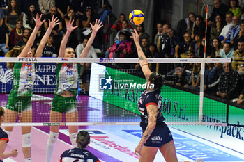2023-11-04 - Martha Anthouli during Volley Serie A1 F match between Reale Mutua Fener Chieri '76 and Wash4green Pinerolo at Palafenera, Chieri (TO) - REALE MUTUA FENERA CHIERI 76 VS WASH4GREEN PINEROLO - SERIE A1 WOMEN - VOLLEYBALL