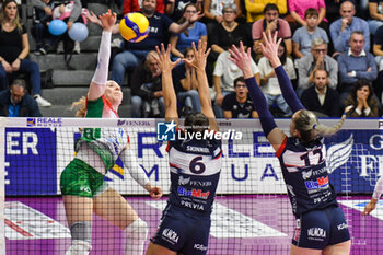 2023-11-04 - maja Storck for Pinerolo during Volley Serie A1 F match between Reale Mutua Fener Chieri '76 and Wash4green Pinerolo at Palafenera, Chieri (TO) - REALE MUTUA FENERA CHIERI 76 VS WASH4GREEN PINEROLO - SERIE A1 WOMEN - VOLLEYBALL