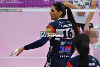 2023-11-18 - Katerina Zakchaiou of Chieri '76 during Volley Serie A1 F match between Reale Mutua Fenera Chieri '76 and Itas Trentino Volley at PalaFenera, Chieri - REALE MUTUA FENERA CHIERI 76 VS ITAS TRENTINO - SERIE A1 WOMEN - VOLLEYBALL
