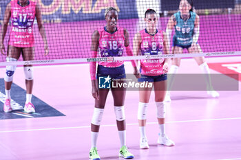 2023-11-26 - Paola Egonu (Vero Volley Milano) and Alessia Orro (Vero Volley Milano) - ROMA VOLLEY CLUB VS ALLIANZ VV MILANO - SERIE A1 WOMEN - VOLLEYBALL