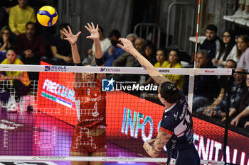2023-12-03 - Martha Anthouli of Chieri '76 in action during Serie A1 Femminile match between Reale Mutua Fenera Chieri '76 and UYBA Volley Busto Arsizio at Palafenera, Chieri (TO) - REALE MUTUA FENERA CHIERI 76 VS UYBA VOLLEY BUSTO ARSIZIO - SERIE A1 WOMEN - VOLLEYBALL