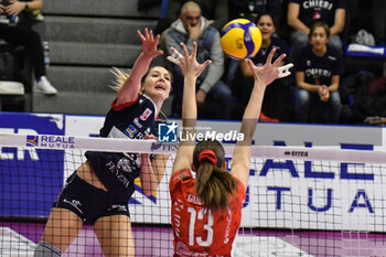 2023-12-03 - Kaja Grobelna of Chieri '76 in action during Serie A1 Femminile match between Reale Mutua Fenera Chieri '76 and UYBA Volley Busto Arsizio at Palafenera, Chieri (TO) - REALE MUTUA FENERA CHIERI 76 VS UYBA VOLLEY BUSTO ARSIZIO - SERIE A1 WOMEN - VOLLEYBALL