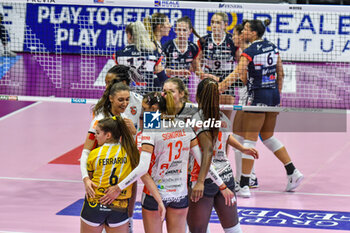 2023-12-17 - a general view of Serie A1 Femminile between Reale Mutua Fenera Chieri '76 and Honda Olivero S.Bernardo Cuneo at PalaFenera, Chieri (TO) - REALE MUTUA FENERA CHIERI 76 VS CUNEO GRANDA VOLLEY - SERIE A1 WOMEN - VOLLEYBALL