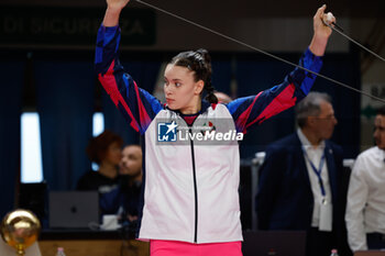 2023-11-12 - Vita Akimova warm up - IGOR GORGONZOLA NOVARA VSALLIANZ VV MILANO - SERIE A1 WOMEN - VOLLEYBALL