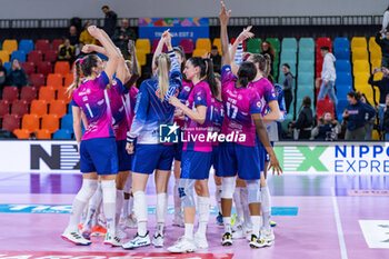 2023-12-17 - Players of Allianz Vero Volley Milano on fields - IL BISONTE FIRENZE VS ALLIANZ VV MILANO - SERIE A1 WOMEN - VOLLEYBALL