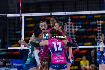 2023-12-17 - Happiness of Allianz Vero Volley Milano's players - IL BISONTE FIRENZE VS ALLIANZ VV MILANO - SERIE A1 WOMEN - VOLLEYBALL