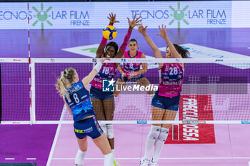 2023-12-17 - Lina Alsmeier (Il Bisonte Firenze) vs Paola Egonu (Allianz Vero Volley Milano) - IL BISONTE FIRENZE VS ALLIANZ VV MILANO - SERIE A1 WOMEN - VOLLEYBALL