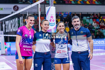 2023-12-17 - Alessia Orro (Allianz Vero Volley Milano) and Giulia Leonardi (Il Bisonte Firenze) - IL BISONTE FIRENZE VS ALLIANZ VV MILANO - SERIE A1 WOMEN - VOLLEYBALL