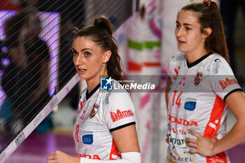 2023-12-03 - Lena Stigrot (Cuneo Granda Volley) and Anna Hall (Cuneo Granda Volley) - ROMA VOLLEY CLUB VS CUNEO GRANDA VOLLEY - SERIE A1 WOMEN - VOLLEYBALL