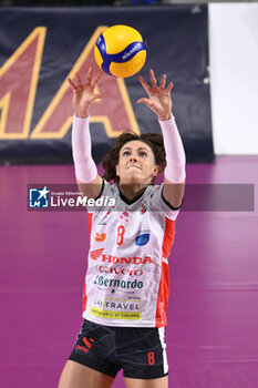 2023-12-03 - Lena Stigrot of Honda Olivero S. Bernardo Cuneo during the 10th round of the Serie A1 Women's Volleyball Championship between Roma Volley Club and Honda Olivero S. Bernardo Cuneo on 3 December 2023 at the Palazzetto dello Sport in Rome. - ROMA VOLLEY CLUB VS CUNEO GRANDA VOLLEY - SERIE A1 WOMEN - VOLLEYBALL