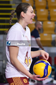 2023-12-03 - Michela Rucli of Roma Volley Club of Roma Volley Club during the 10th round of the Serie A1 Women's Volleyball Championship between Roma Volley Club and Honda Olivero S. Bernardo Cuneo on 3 December 2023 at the Palazzetto dello Sport in Rome. - ROMA VOLLEY CLUB VS CUNEO GRANDA VOLLEY - SERIE A1 WOMEN - VOLLEYBALL