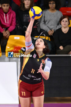 2023-12-03 - Ana Beatriz Correa of Roma Volley Club during the 10th round of the Serie A1 Women's Volleyball Championship between Roma Volley Club and Honda Olivero S. Bernardo Cuneo on 3 December 2023 at the Palazzetto dello Sport in Rome. - ROMA VOLLEY CLUB VS CUNEO GRANDA VOLLEY - SERIE A1 WOMEN - VOLLEYBALL