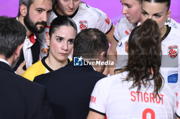2023-12-03 - Serena Scognamillo of Honda Olivero S. Bernardo Cuneo during the 10th round of the Serie A1 Women's Volleyball Championship between Roma Volley Club and Honda Olivero S. Bernardo Cuneo on 3 December 2023 at the Palazzetto dello Sport in Rome. - ROMA VOLLEY CLUB VS CUNEO GRANDA VOLLEY - SERIE A1 WOMEN - VOLLEYBALL