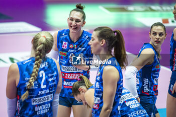 2023-12-23 - Marina Lubian of Prosecco Doc Imoco Conegliano seen before the LVF Serie A1 2023/24 volleyball match between Prosecco Doc Imoco Conegliano vs Busto Arsizio at Palaverde stadium in Treviso, Italy. - PROSECCO DOC IMOCO CONEGLIANO VS BUSTO ARSIZIO - SERIE A1 WOMEN - VOLLEYBALL
