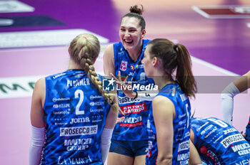 2023-12-23 - Marina Lubian of Prosecco Doc Imoco Conegliano seen before the LVF Serie A1 2023/24 volleyball match between Prosecco Doc Imoco Conegliano vs Busto Arsizio at Palaverde stadium in Treviso, Italy. - PROSECCO DOC IMOCO CONEGLIANO VS BUSTO ARSIZIO - SERIE A1 WOMEN - VOLLEYBALL