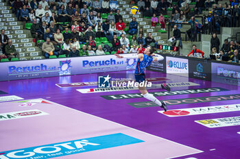 2023-12-23 - Marina Lubian of Prosecco Doc Imoco Conegliano seen in action during the LVF Serie A1 2023/24 volleyball match between Prosecco Doc Imoco Conegliano vs Busto Arsizio at Palaverde stadium in Treviso, Italy. - PROSECCO DOC IMOCO CONEGLIANO VS BUSTO ARSIZIO - SERIE A1 WOMEN - VOLLEYBALL