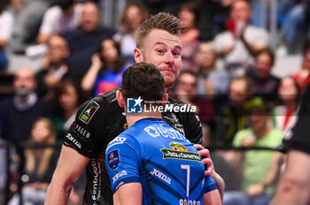 2023-11-01 - Fabio Balaso and Ivan Zaytsev (Cucine Lube Civitanova ) - FINAL - CUCINE LUBE CIVITANOVA VS SIR SUSA VIM PERUGIA - SUPERCOPPA - VOLLEYBALL