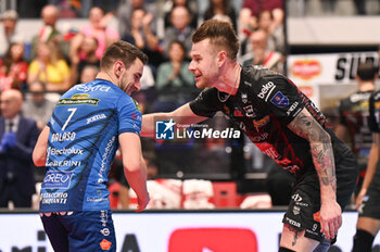 2023-11-01 - Fabio Balaso and Ivan Zaytsev (Cucine Lube Civitanova ) - FINAL - CUCINE LUBE CIVITANOVA VS SIR SUSA VIM PERUGIA - SUPERCOPPA - VOLLEYBALL