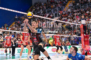 2023-11-01 - Banner of Nikolov Aleksandar (Cucine Lube Civitanova ) - FINAL - CUCINE LUBE CIVITANOVA VS SIR SUSA VIM PERUGIA - SUPERCOPPA - VOLLEYBALL