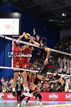 2023-11-01 - Lob of Nikolov Aleksandar (Cucine Lube Civitanova ) - FINAL - CUCINE LUBE CIVITANOVA VS SIR SUSA VIM PERUGIA - SUPERCOPPA - VOLLEYBALL