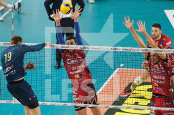 2023-01-08 - Attack by Rok Mozic - WithU Verona - WITHU VERONA VS SIR SAFETY SUSA PERUGIA - SUPERLEAGUE SERIE A - VOLLEYBALL