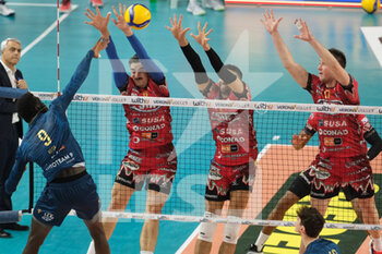 2023-01-08 - Block by Simone Giannelli - Sir Safety Susa Perugia and Sebastian Sole - Sir Safety Susa Perugia - WITHU VERONA VS SIR SAFETY SUSA PERUGIA - SUPERLEAGUE SERIE A - VOLLEYBALL