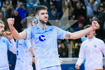 2023-01-15 - MVP Petar Dirlic exultation (Top Volley Cisterna) - TOP VOLLEY CISTERNA VS ITAS TRENTINO - SUPERLEAGUE SERIE A - VOLLEYBALL