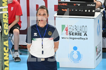 2023-01-21 - Rossella Piana of Carpi (Second referee of the match) - CUCINE LUBE CIVITANOVA VS ITAS TRENTINO - SUPERLEAGUE SERIE A - VOLLEYBALL