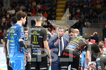 2023-02-19 - Time out of the Cucine Lube Civitanova team - CUCINE LUBE CIVITANOVA VS GAS SALES BLUENERGY PIACENZA - SUPERLEAGUE SERIE A - VOLLEYBALL