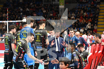 2023-02-19 - Time out of the Cucine Lube Civitanova team - CUCINE LUBE CIVITANOVA VS GAS SALES BLUENERGY PIACENZA - SUPERLEAGUE SERIE A - VOLLEYBALL