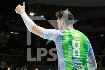 2023-03-05 - Stephen Maar (Valsa Group Modena)(Vero Volley Monza) In action during the match of SuperLega Volley Italian Championship season 22/23 at Palapanini in Modena (Italy) on 5th of March 2023 - LEO SHOES MODENA VS VERO VOLLEY MONZA - SUPERLEAGUE SERIE A - VOLLEYBALL