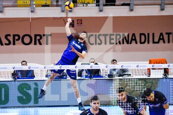 2023-03-23 - Mattei Andrea serve ace (Top Volley Cisterna) - PLAY OFF 5TH PLACE - TOP VOLLEY CISTERNA VS GIOIELLA PRISMA TARANTO - SUPERLEAGUE SERIE A - VOLLEYBALL