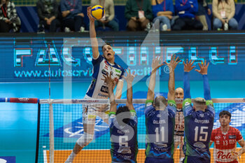 2023-03-22 - Spike of Gabriele Nelli (Trentino Volley) - PALYOFF - VERO VOLLEY MONZA VS ITAS TRENTINO - SUPERLEAGUE SERIE A - VOLLEYBALL