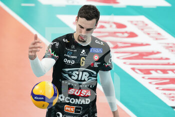 18/03/2023 - giannelli simone (n.6 sir safety susa perugia) - PLAY OFF - SIR SAFETY SUSA PERUGIA VS ALLIANZ MILANO - SUPERLEGA SERIE A - VOLLEY