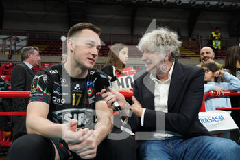 18/03/2023 - rai sport  interview at the end of the race oleh plotnytskyi (n.17  sir safety susa perugia) - PLAY OFF - SIR SAFETY SUSA PERUGIA VS ALLIANZ MILANO - SUPERLEGA SERIE A - VOLLEY