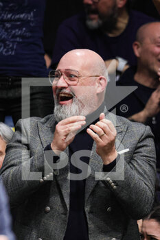 2023-03-19 - Stefano Banacini (Valsa Group Modena)(Gas Sales Bluenergy Piacenza) In action during the match of Gara 1 Playoff Scudetto SuperLega championship season 22/23 at Palapanini in Modena (Italy) on 19th of March 2023 - PLAY OFF - VALSA GROUP MODENA VS GAS SALES BLUENERGY PIACENZA - SUPERLEAGUE SERIE A - VOLLEYBALL