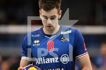 2023-03-22 - Loser Augustin of Allianz Power Volley Milano during the Volleyball Italian Serie A Men Superleague Championship Play Off - Allianz Power Volley Milano vs Sir Safety Volley Perugia, on March 22th, 2023, at Allianz Cloud, Milan, Italy Credit: Tiziano Ballabio - PLAY OFF - ALLIANZ MILANO VS SIR SAFETY SUSA PERUGIA - SUPERLEAGUE SERIE A - VOLLEYBALL