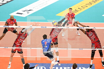 2023-03-22 - Loser Augustin of Allianz Power Volley Milano during the Volleyball Italian Serie A Men Superleague Championship Play Off - Allianz Power Volley Milano vs Sir Safety Volley Perugia, on March 22th, 2023, at Allianz Cloud, Milan, Italy Credit: Tiziano Ballabio - PLAY OFF - ALLIANZ MILANO VS SIR SAFETY SUSA PERUGIA - SUPERLEAGUE SERIE A - VOLLEYBALL