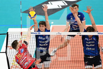 2023-03-22 - Porro Paolo of Allianz Power Volley Milano during the Volleyball Italian Serie A Men Superleague Championship Play Off - Allianz Power Volley Milano vs Sir Safety Volley Perugia, on March 22th, 2023, at Allianz Cloud, Milan, Italy Credit: Tiziano Ballabio - PLAY OFF - ALLIANZ MILANO VS SIR SAFETY SUSA PERUGIA - SUPERLEAGUE SERIE A - VOLLEYBALL