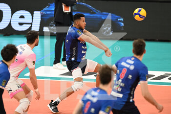 2023-03-22 - Mergarejo Osniel of Allianz Power Volley Milano during the Volleyball Italian Serie A Men Superleague Championship Play Off - Allianz Power Volley Milano vs Sir Safety Volley Perugia, on March 22th, 2023, at Allianz Cloud, Milan, Italy Credit: Tiziano Ballabio - PLAY OFF - ALLIANZ MILANO VS SIR SAFETY SUSA PERUGIA - SUPERLEAGUE SERIE A - VOLLEYBALL